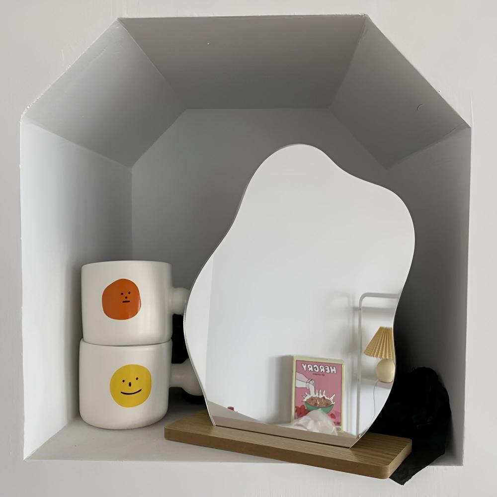 Adjustable Curved Acrylic Vanity Mirror
