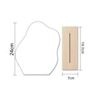Adjustable Curved Acrylic Vanity Mirror