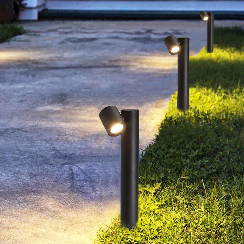 Adjustable Dual-Head Die-Cast Aluminum Bollard Light