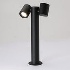 Adjustable Dual-Head Die-Cast Aluminum Bollard Light