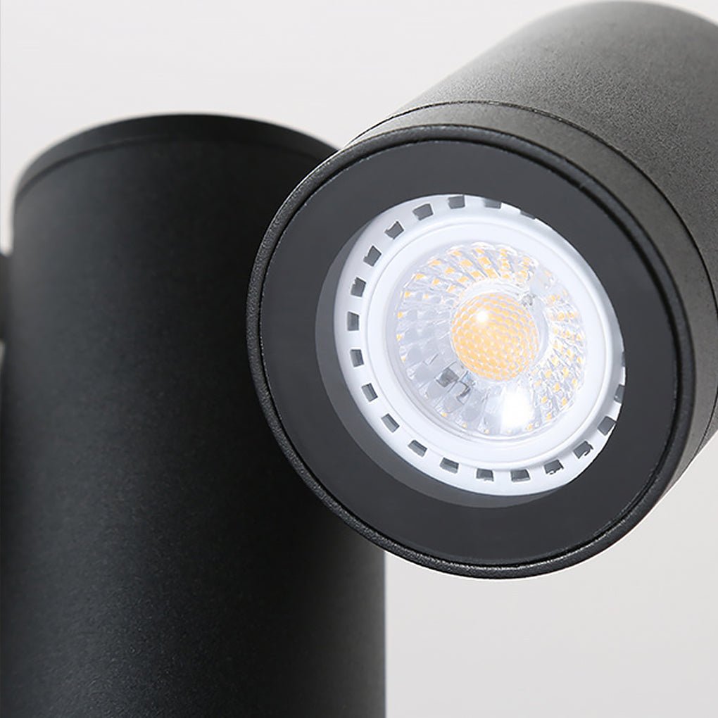 Adjustable Dual-Head Die-Cast Aluminum Bollard Light