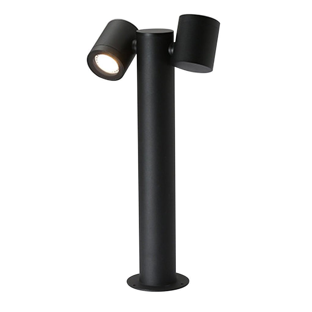 Adjustable Dual-Head Die-Cast Aluminum Bollard Light
