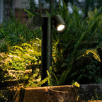 Adjustable Dual-Head Die-Cast Aluminum Bollard Light
