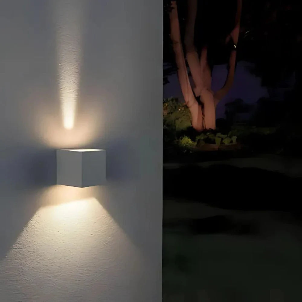 Adjustable Dual-Panel Cube Wall Light (Hardwired Or USB Rechargeable)