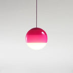 Adjustable Dual-Temperature Gradient Glass Pendant Light