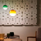 Adjustable Dual-Temperature Gradient Glass Pendant Light