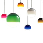 Adjustable Dual-Temperature Gradient Glass Pendant Light