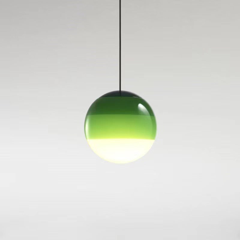 Adjustable Dual-Temperature Gradient Glass Pendant Light