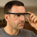 Adjustable Focus Glasses Dial-Adjustable Lightweight Polycarbonate Impact-Resistant Lenses