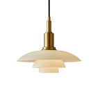 Adjustable Glass Stone LED Pendant Light