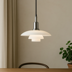 Adjustable Glass Stone LED Pendant Light