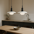 Adjustable Glass Stone LED Pendant Light