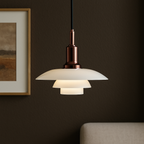 Adjustable Glass Stone LED Pendant Light