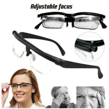Adjustable Glasses Dial-Controlled Focus Universal Fit & Lightweight