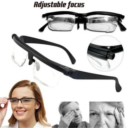 Adjustable Glasses Independent Lens Dials Lightweight Frame