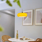Adjustable Height Bauhaus Geometric Glass Pendant Light (E27 Compatible)