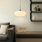 Adjustable Height Bauhaus Geometric Glass Pendant Light (E27 Compatible)