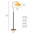 Adjustable Height Energy-Efficient LED Floor Lamp
