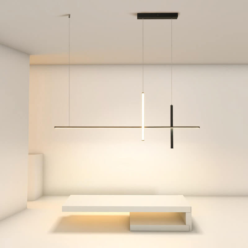 Adjustable Height Integrated LED Chandelier