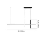 Adjustable Height Integrated LED Chandelier