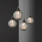 Adjustable Height Retro Lotus Glass Pendant Light (E14/G9 Compatible)
