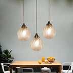 Adjustable Height Retro Lotus Glass Pendant Light (E14/G9 Compatible)