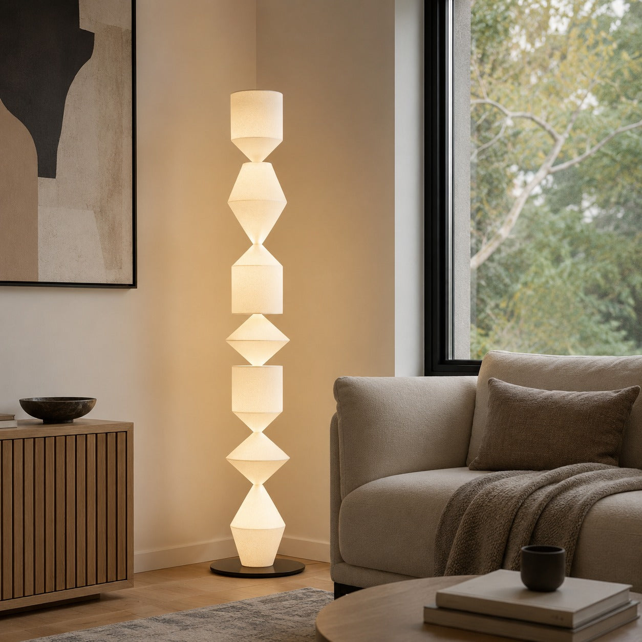 Adjustable Indirect Iron Floor Lamp (E26/E27 Socket)