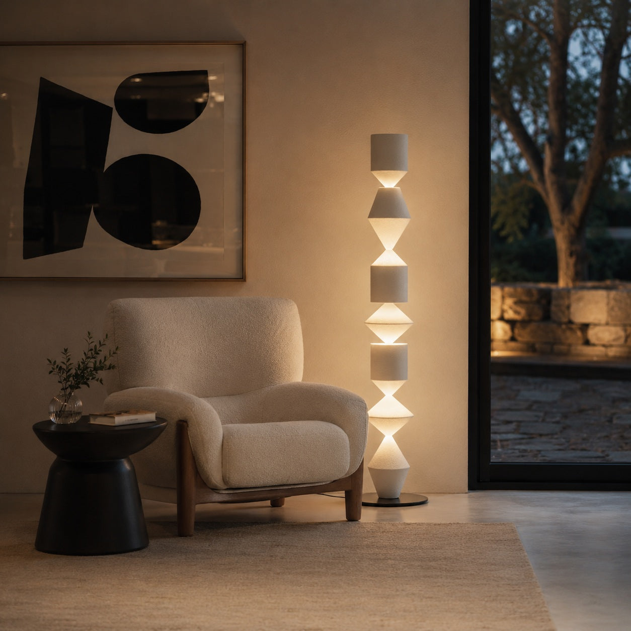 Adjustable Indirect Iron Floor Lamp (E26/E27 Socket)