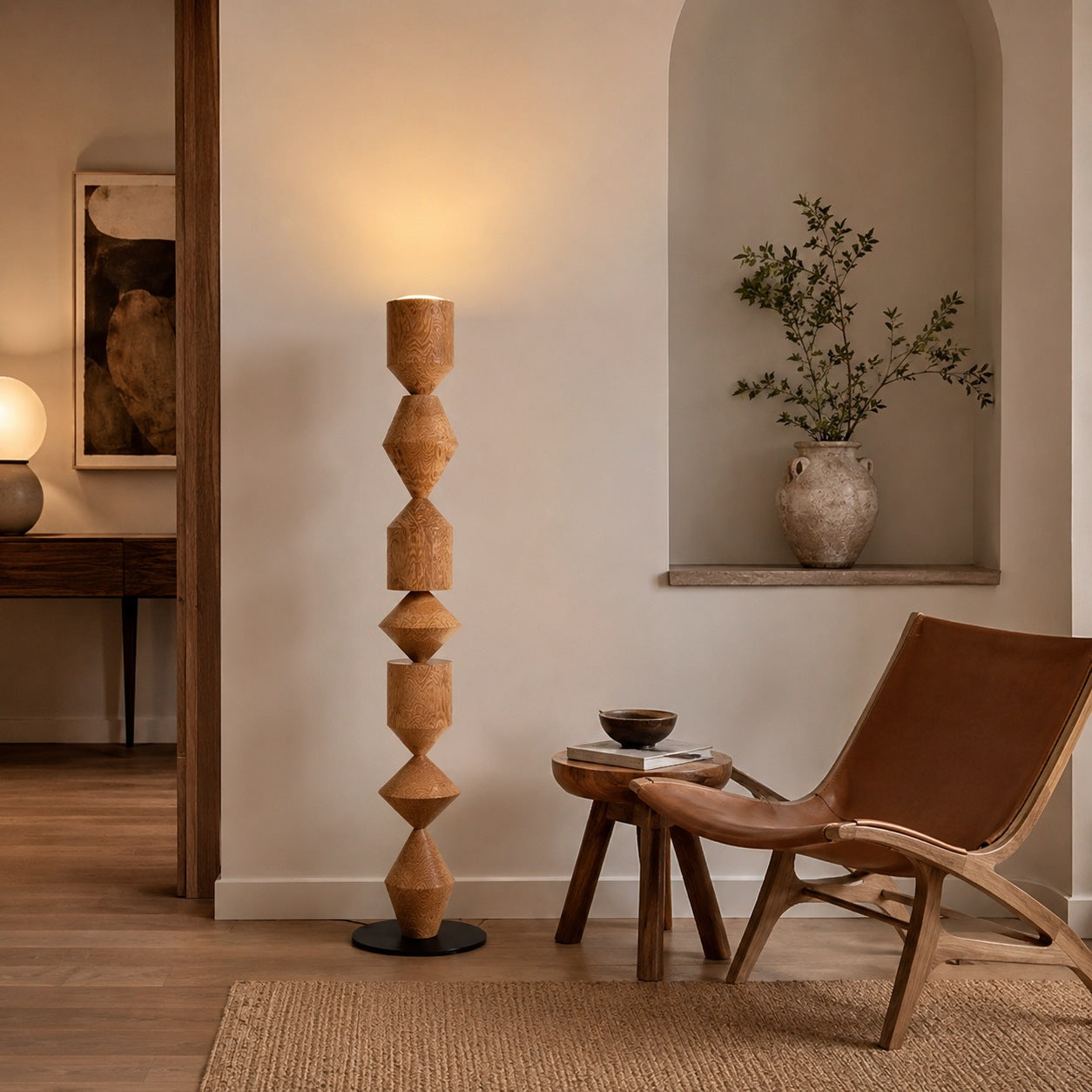 Adjustable Indirect Iron Floor Lamp (E26/E27 Socket)