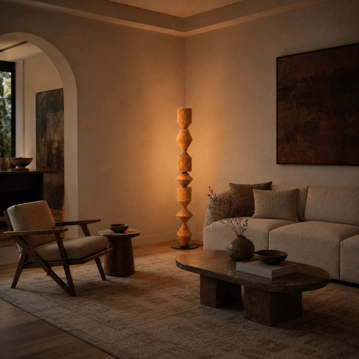 Adjustable Indirect Iron Floor Lamp (E26/E27 Socket)