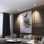 Adjustable Integrated LED Aluminum Flush Mount Ceiling Light (Dual Voltage)