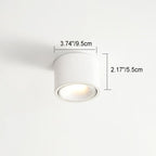 Adjustable Integrated LED Aluminum Flush Mount Ceiling Light (Dual Voltage)