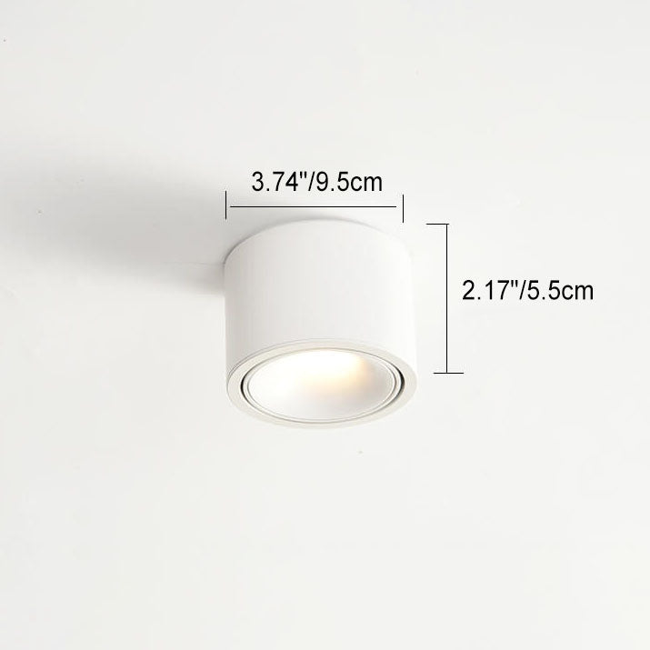 Adjustable Integrated LED Aluminum Flush Mount Ceiling Light (Dual Voltage)