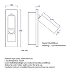 Adjustable Integrated LED Wall Sconce