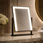 Adjustable LED Touch-Control 15x Magnifying Vanity Mirror