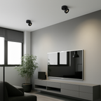 Adjustable Matte Aluminum Ceiling Spotlight (Surface-Mount)