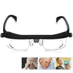 Adjustable Reading Glasses Dial-Control Double-Layer Lenses