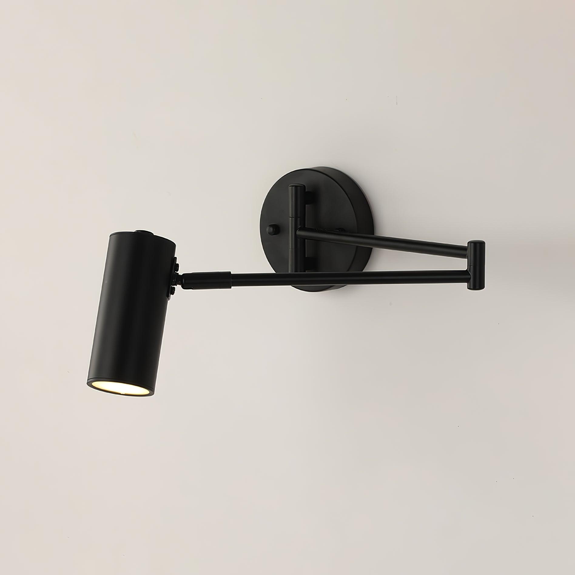 Adjustable Swing-Arm Iron Wall Sconce