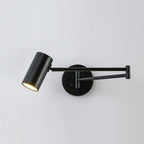 Adjustable Swing-Arm Iron Wall Sconce