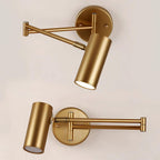 Adjustable Swing-Arm Iron Wall Sconce