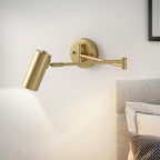 Adjustable Swing-Arm Iron Wall Sconce