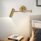 Adjustable Swing-Arm Iron Wall Sconce
