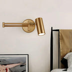 Adjustable Swing-Arm Iron Wall Sconce