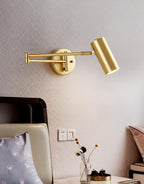 Adjustable Swing-Arm Iron Wall Sconce