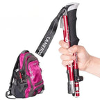 Adjustable Trekking Pole Foldable Telescopic Quick-Lock