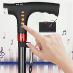 Adjustable Walking Stick Built-In Light & Emergency Alert