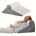 Adjustable Wedge Pillow Memory Foam Washable Cover