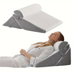 Adjustable Wedge Pillow Memory Foam Washable Cover