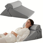 Adjustable Wedge Pillow Memory Foam Washable Cover
