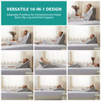 Adjustable Wedge Pillow Memory Foam Washable Cover